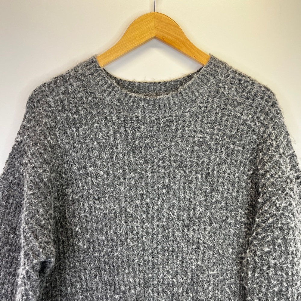 Vince Camuto Waffle Stretch sweater medium heather gray - XL - Picture 3 of 11